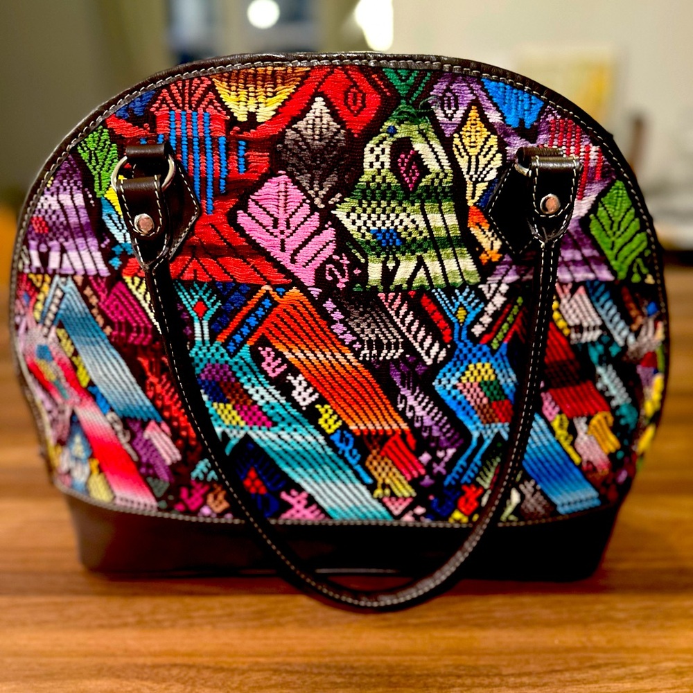 Guatemala Huipil Embroidered Handbag